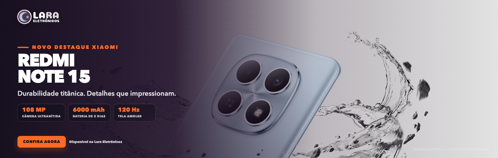 Xiaomi Redmi Note 15, durabilidade titânica