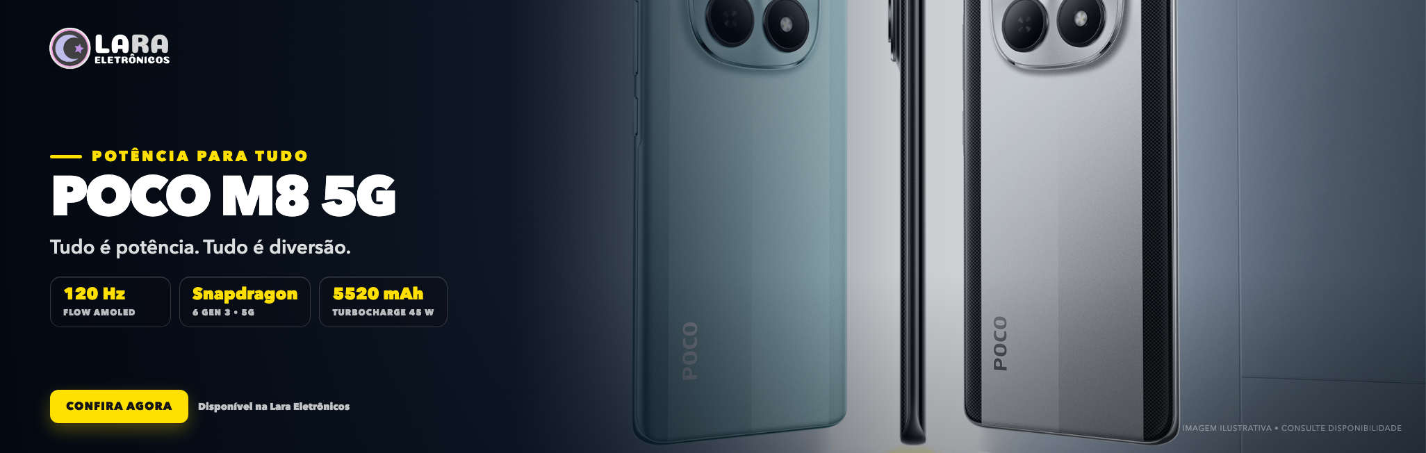 Poco M8 5G, potência para tudo